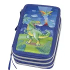 Estuche escolar triple Dinosaurio Faber Castell