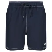 Short de baño Lima de Wrangler en negro, azul y rojo