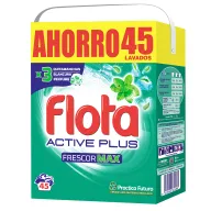 Detergente en Polvo FLOTA 45 Lavados para Ropa de Color y Blanca
