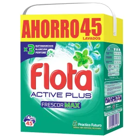 Detergente en Polvo FLOTA 45 Lavados para Ropa de Color y Blanca