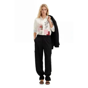 Camisa Mickey Mouse con diseño patch