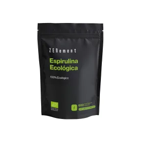 Espirulina Ecológica 600 Comprimidos - 3000 mg Detox y Saciante