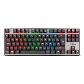 Teclado Gaming KROM Kernel TKL, mecánico y RGB español