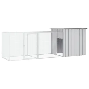 Gallinero exterior de acero galvanizado para gallinas y mascotas