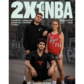 Productos NBA: 2x1 en ofertas especiales