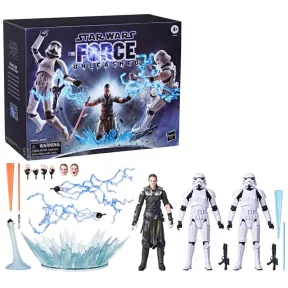 Pack de Figuras Black Series: Starkiller & Stormtroopers 15 cm