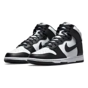 Zapatillas Nike Dunk High Retro - Alto Cuero Negro y Blanco
