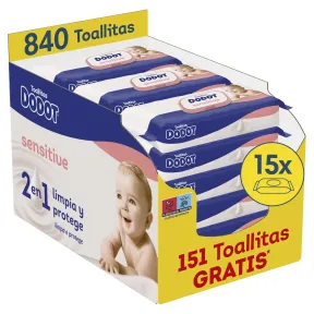 Toallitas Sensitive Dodot para Bebés