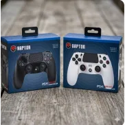 Mando Inalámbrico PS4 Indeca Raptor en Blanco o Negro