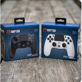 Mando Inalámbrico PS4 Indeca Raptor en Blanco o Negro