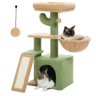 Árbol rascador pequeño PAWZ Road con hamaca y casita