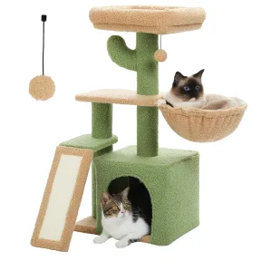 Árbol rascador pequeño PAWZ Road con hamaca y casita