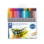 Rotuladores de lettering STAEDTLER 3200 TB36 - Caja 36 colores