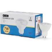 Pack de 6 Bombillas Led 7W Gu10 Luz Neutra 4000k