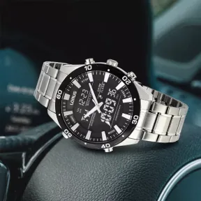 Reloj Lorus análogico-digital con pantalla dual