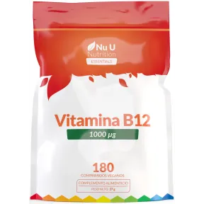 Comprimidos Vegetarianos de Vitamina B12 1000 μg - 180 Unidades