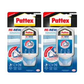 Silicona Blanca Pattex Baño Sano RE-NEW para Juntas Limpias