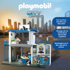 Comisaría de Investigación PLAYMOBIL - Action Heroes