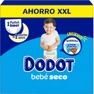 Pañales Dodot Bebe Seco XXL, Pack Ahorro de 152 unidades