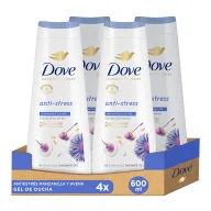 Gel de Ducha Dove Cuida y Protege 600ml - Paquete de 4