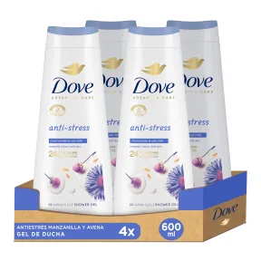 Gel de Ducha Dove Cuida y Protege 600ml - Paquete de 4