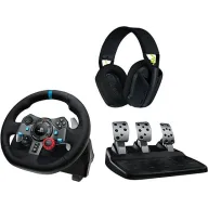 Logitech G29 + Auriculares G435, Pedales, Inalámbricos, PS5