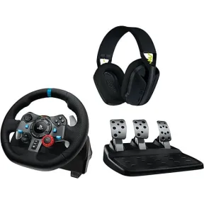 Logitech G29 + Auriculares G435, Pedales, Inalámbricos, PS5