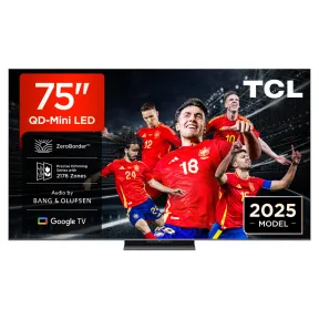 Televisor TCL 75C8K 75" 4K QD-Mini LED con Dolby Vision