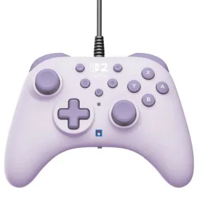 Mando con Cable Hori HORIPAD Turbo Lavanda para Switch OLED