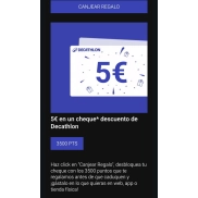 Regalo de 5€ en Decathlon totalmente GRATIS (Cuentas seleccionadas)