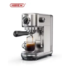 Cafetera semiautomática HiBREW H10B de 20bar para espresso