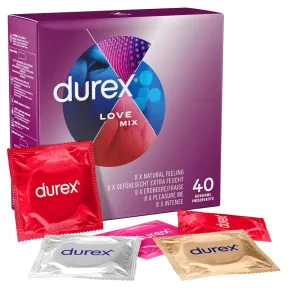 Pack de Preservativos Durex Love Mix 40 Unidades