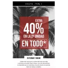 40% de descuento en segunda unidad