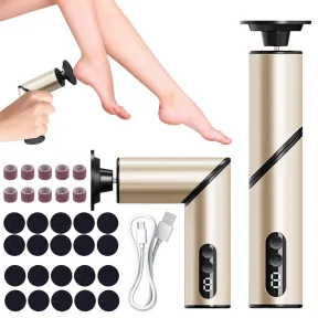 2 en 1: Eliminador eléctrico de callos, plegable y LED