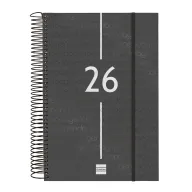 Agenda Anual 2026 Finocam - Espiral 1 Día Página