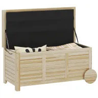Baúl de Jardín Impermeable de Madera 185L - Outsunny 110x50x50 cm