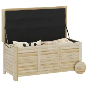 Baúl de Jardín Impermeable de Madera 185L - Outsunny 110x50x50 cm