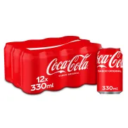 Refresco Cola Original Coca-Cola - 12 Latas 330 ml
