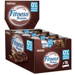 Barritas de Proteína Cacao Fitness 0% 16x20g