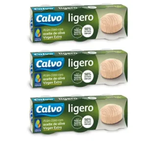 Atún Ligero en Aceite de Oliva Virgen Extra 3x60g