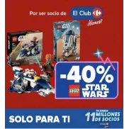 Descuento del 40% en cupones de Lego Star Wars Carrefour
