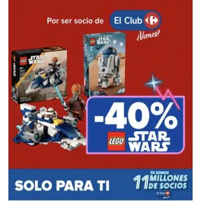 Descuento del 40% en cupones de Lego Star Wars Carrefour