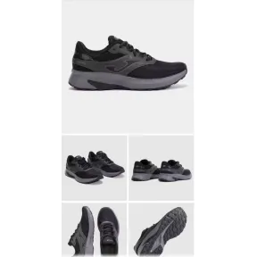 Zapatilla Joma Meta 2501: Running Hombre Transpirable Negro Gris.