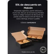 Descuento del 15% en Empanadas Argentinas