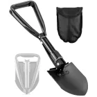 Pala ligera de acero al carbono para camping, 47 cm