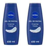 NIVEA Creme Care: Gel de Ducha Hidratante 650 ml con Vitaminas