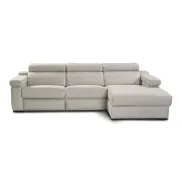 Sofá City de 3 plazas con chaise longue y relax eléctrico