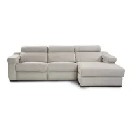 Sofá City de 3 plazas con chaise longue y relax eléctrico