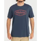 Camiseta de Manga Corta Billabong Trademark en Negro y Blanco