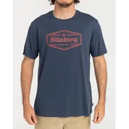 Camiseta de Manga Corta Billabong Trademark en Negro y Blanco